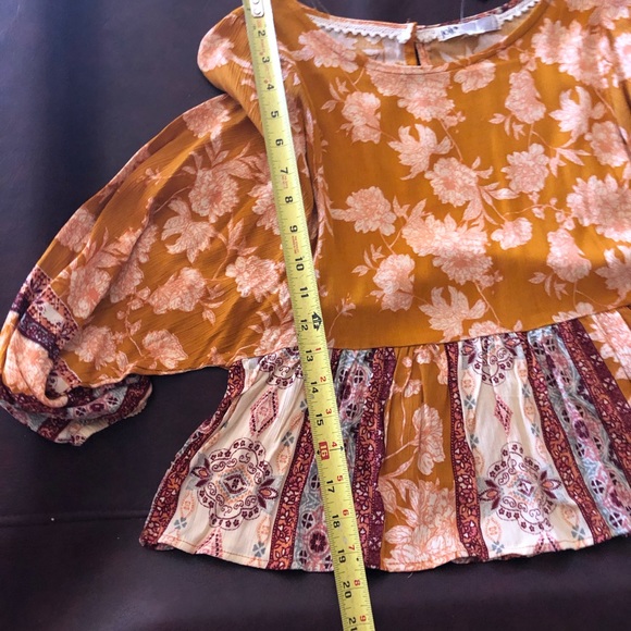 Jolt Boho style shirt Size S, NWT - Picture 9 of 9